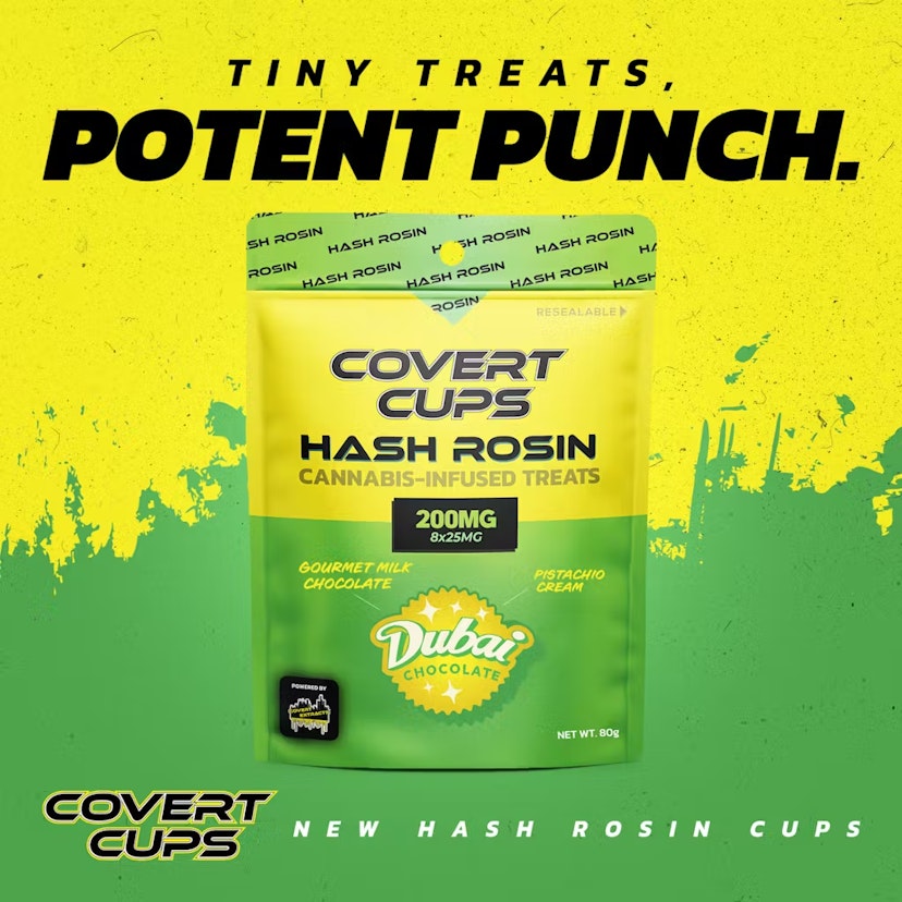 Covert Cups | 200mg Hash Rosin Cups | Dubai