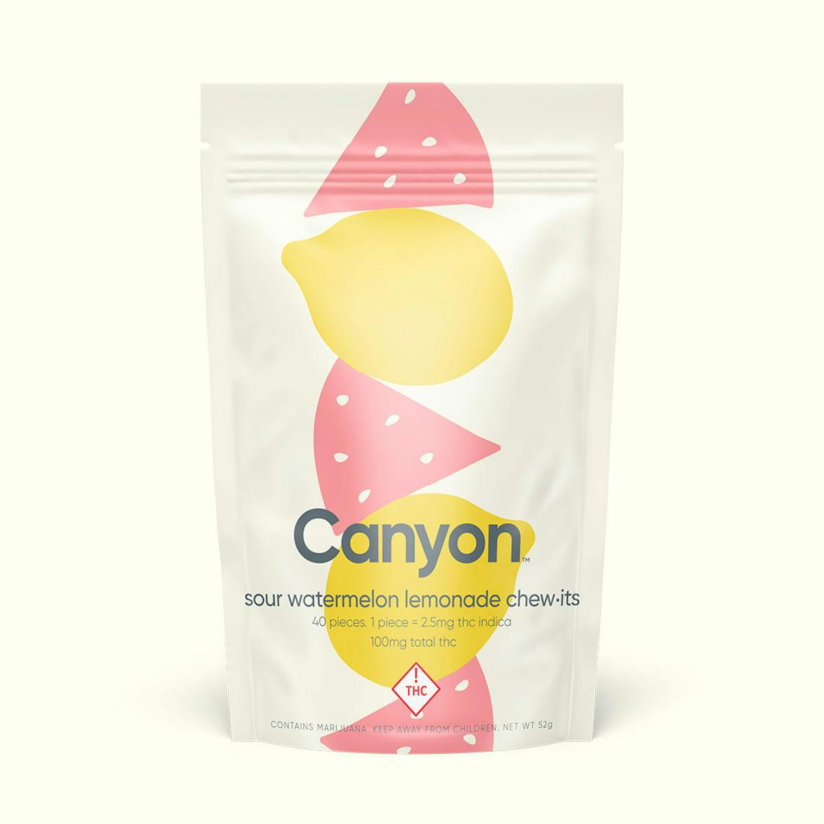 Photo of Chew It | Gummies | Sour Watermelon Lemonade Indica (100mg)