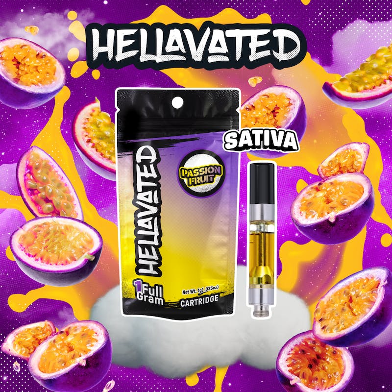 Product Hellavated - Passion Fruit Vape Cartridge (1g)