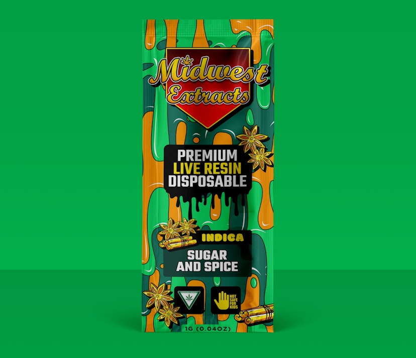 Midwest Extracts Live Resin Disposable | Sugar & Spice