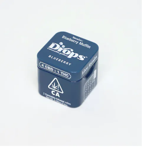 Drops Blueberry 4:1 50mg CBD