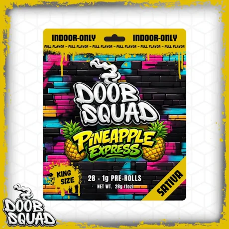 Doob Squad - 28-Pack 1g Prerolls - Pineapple Express - product image at King of Budz