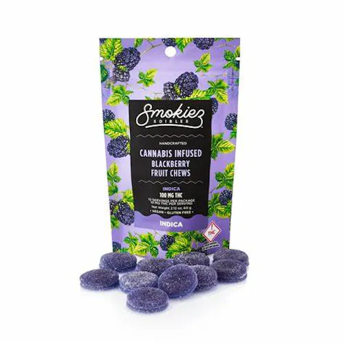Smokies – Gummies – Sweet Blackberry – Indica – 100mg-1