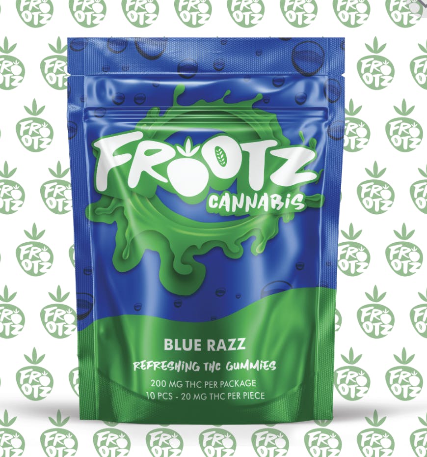 Product: Frootz | Gummies - 200mg - Blue Razz