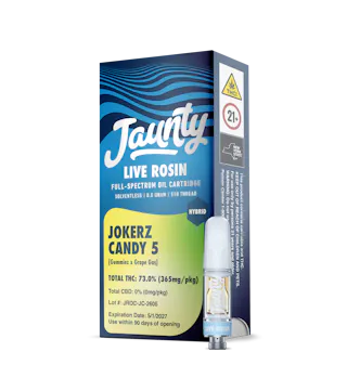 Jokerz Candy 5  | Cartridge | Live Rosin | Hybrid | 0.5g