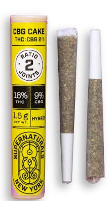 Supernaturals Pre-Rolls | .75g Each 2 Pack | CBG Cake