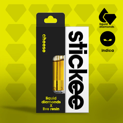 Stickee - 1g Live Resin Cart - Cheese