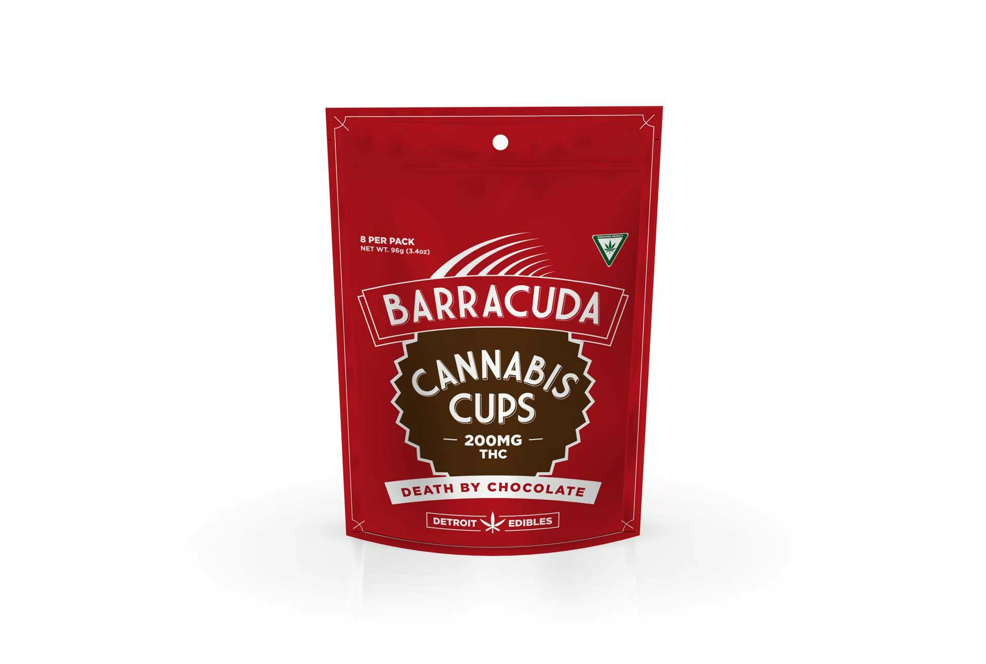 Detroit Edibles | Barracuda Cups - 200mg - Death By Chocolate