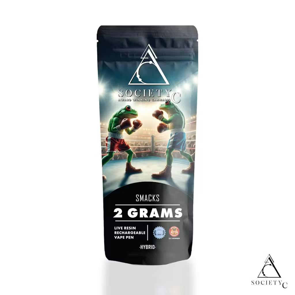 Society C - 2g Live Resin Disposable - Smacks