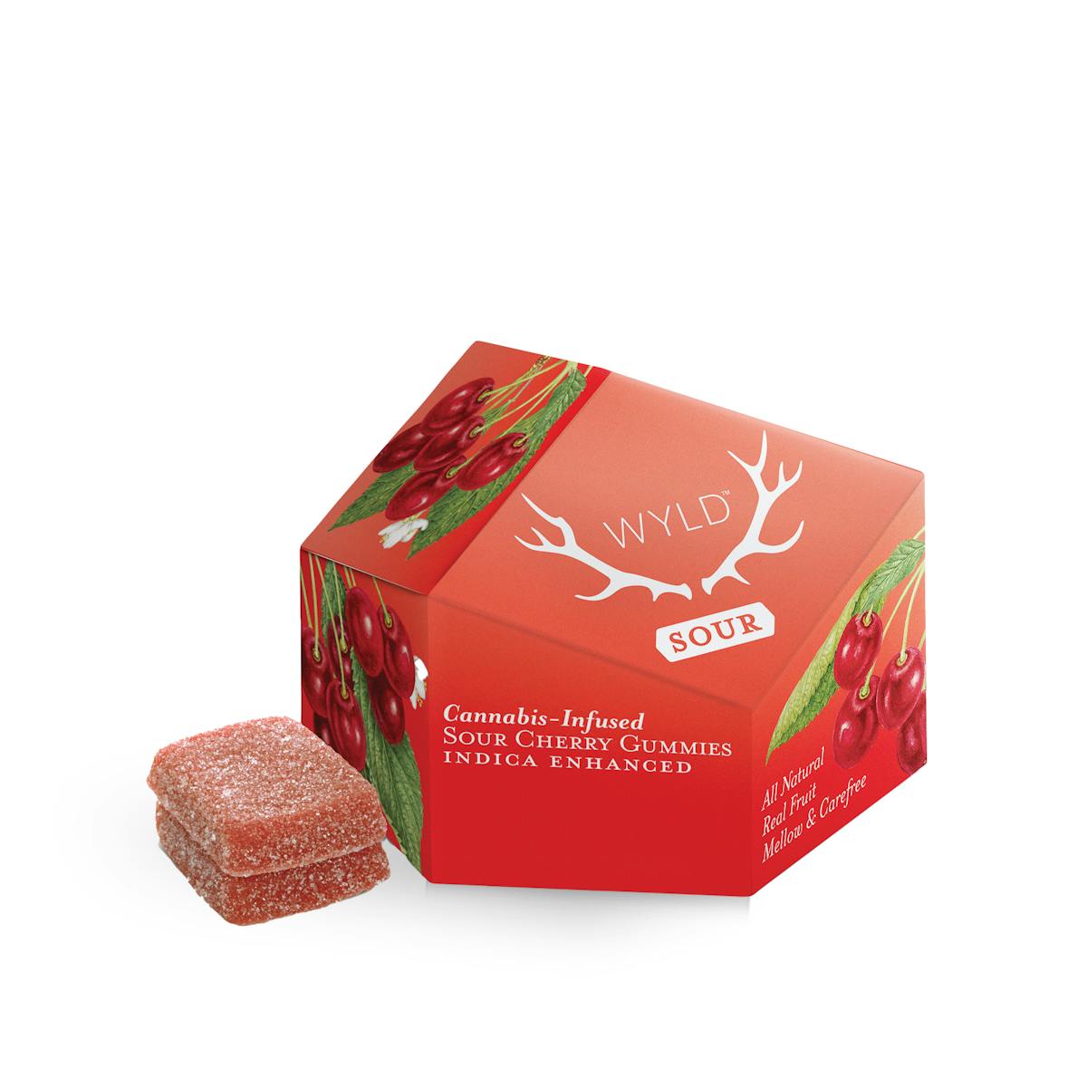 Photo of Sour Cherry Indica Gummy – 100mg