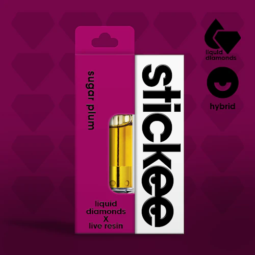 Stickee - 1g Live Resin Cart - Sugar Plum