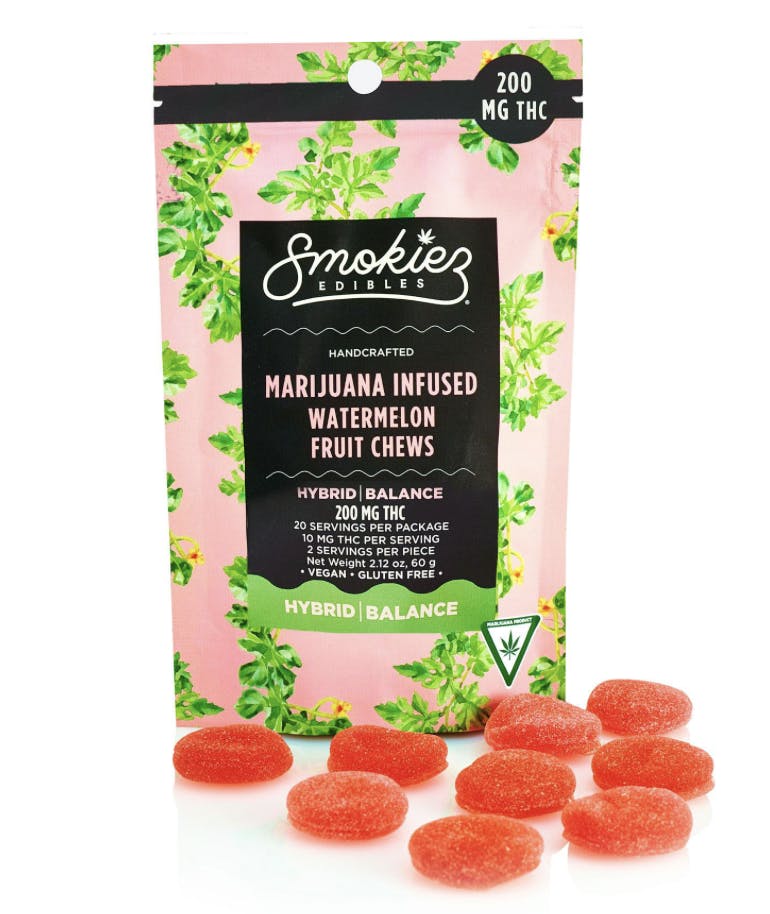 Product: Smokiez | Gummies - Sweet Watermelon (Hybrid) - 200mg