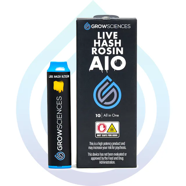 Grow Sciences Live Rosin Disposable Pineapple Fruz 1g (sativa hybrid, disposables)