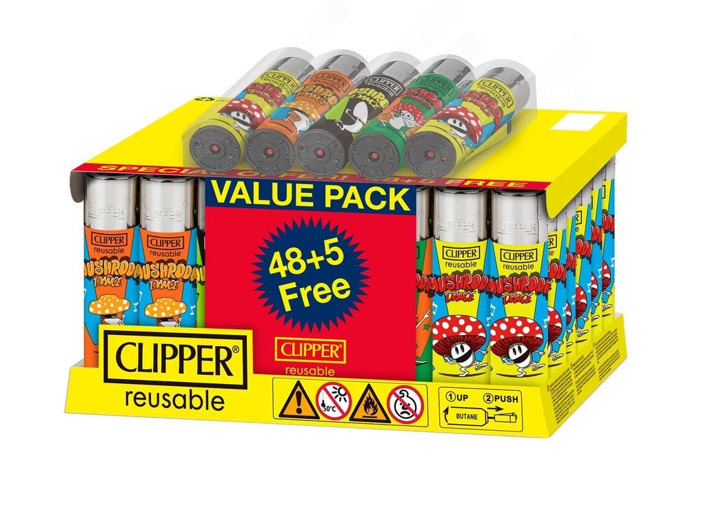 Clipper - lighters - classic large - mushroom dance