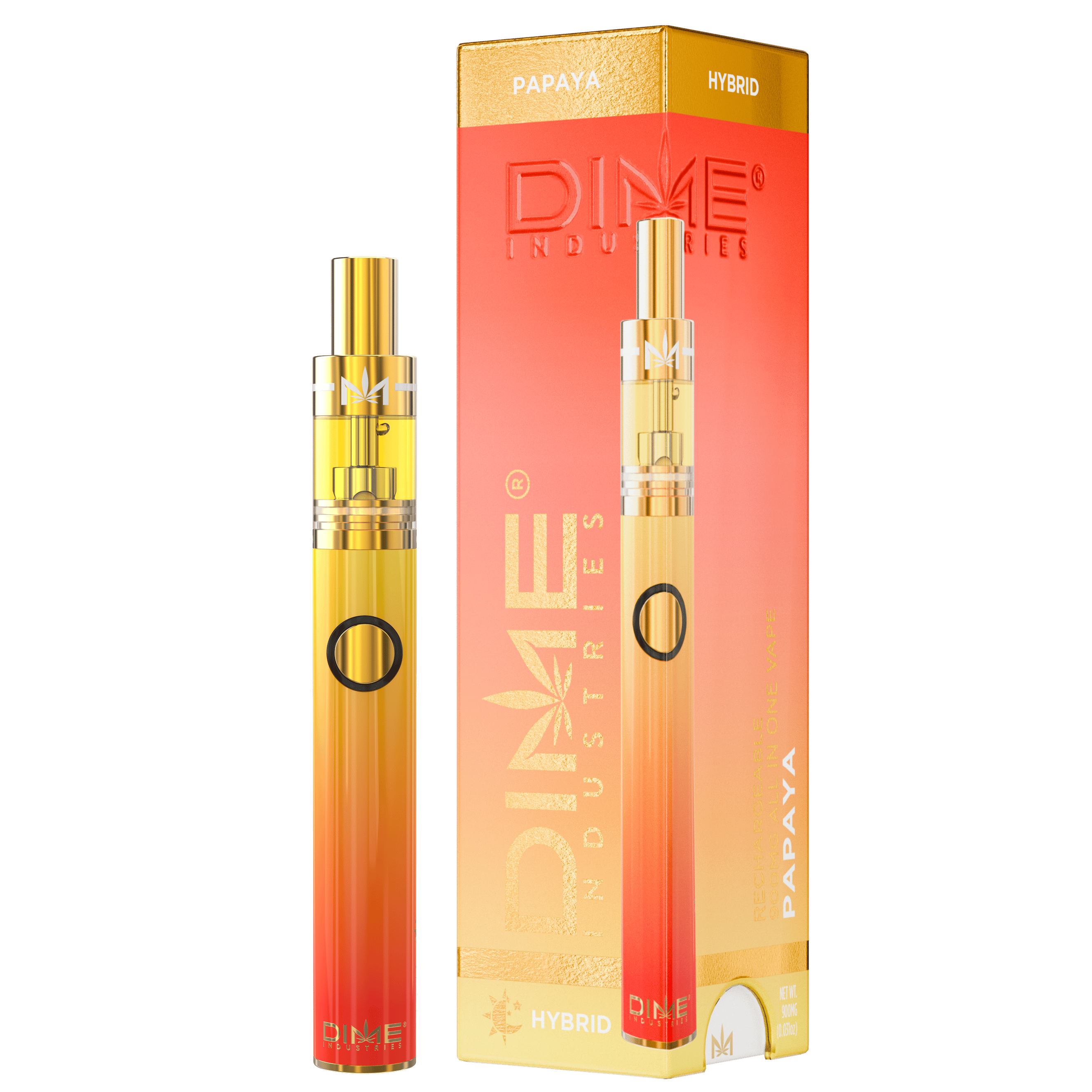 Dime Industries 1g Live Resin Disposable - Papaya