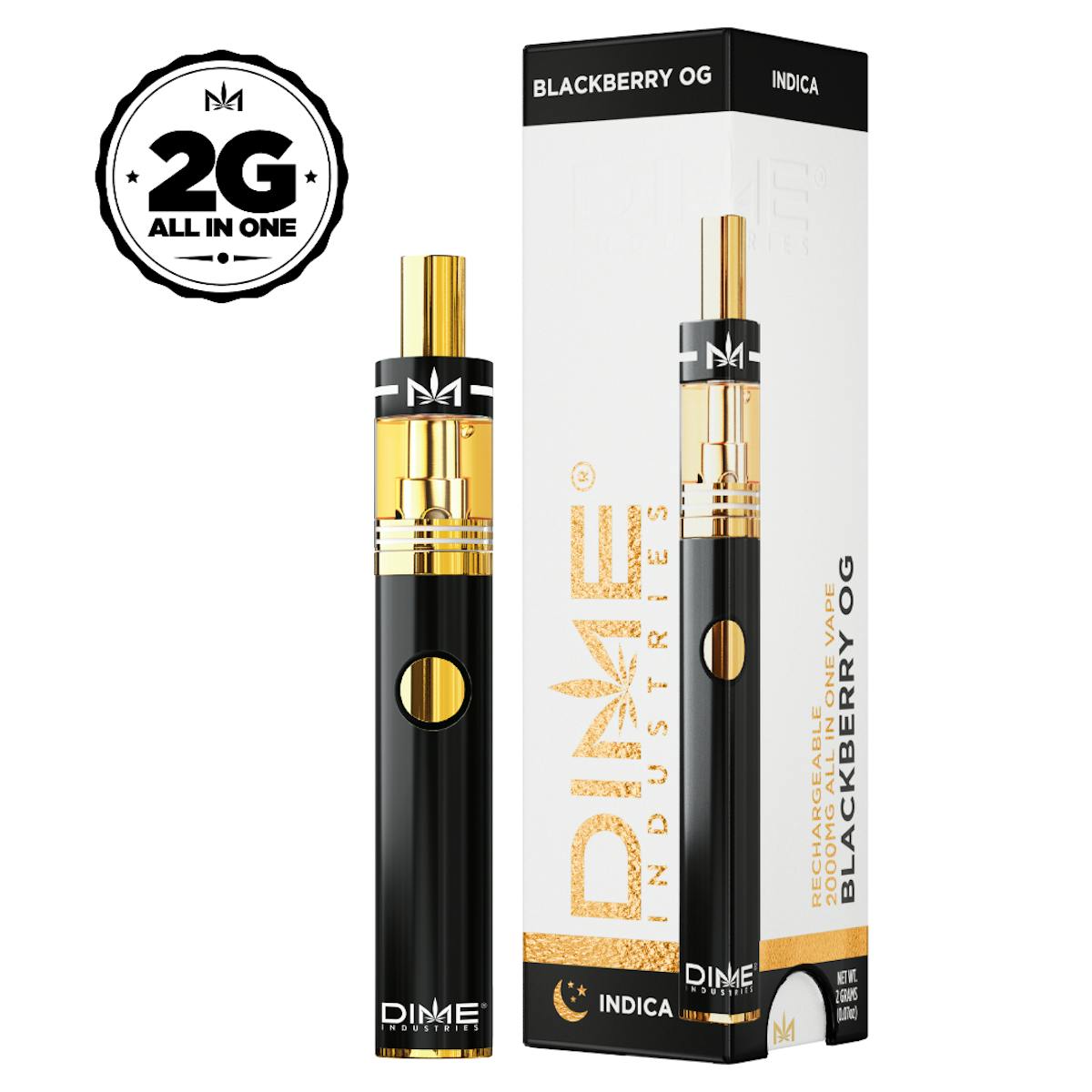 Photo of DIME Signature Line 2g Vape Blackberry OG