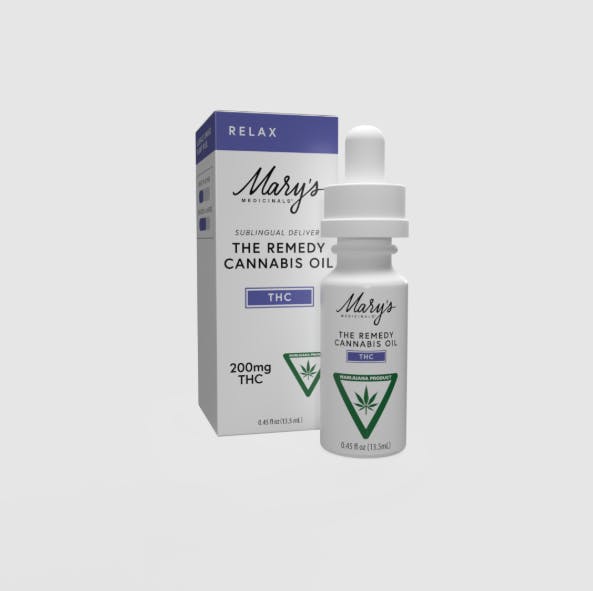 Sublingual Remedy Relax Oil | Mary's Medicinals