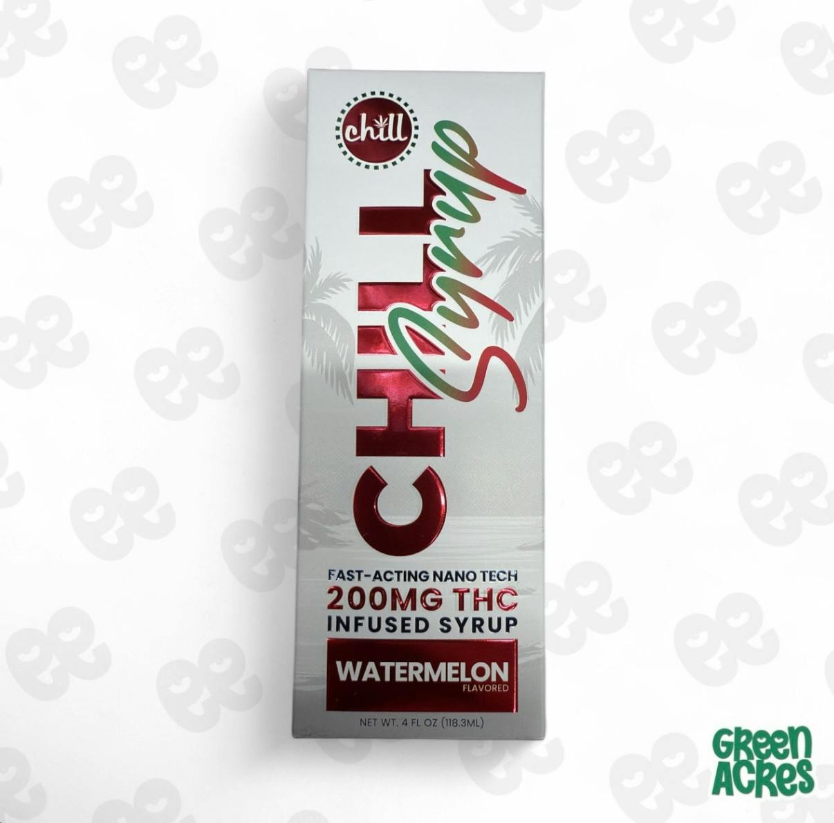 Chill Medicated: Watermelon Syrup 200mg | Green Acres