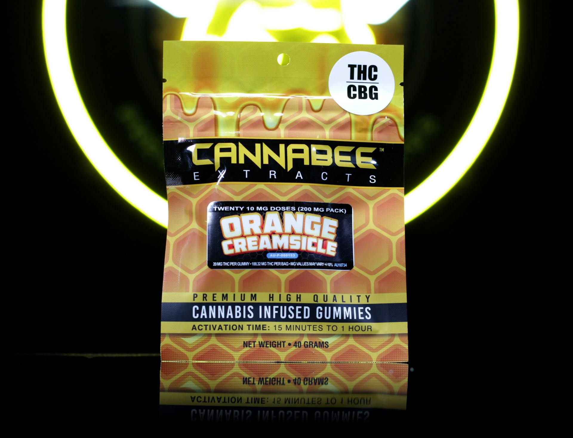 Product: Canna Bee | Orange Creamsicle | Full Spectrum Infused Edibles | 200mg | Hybrid