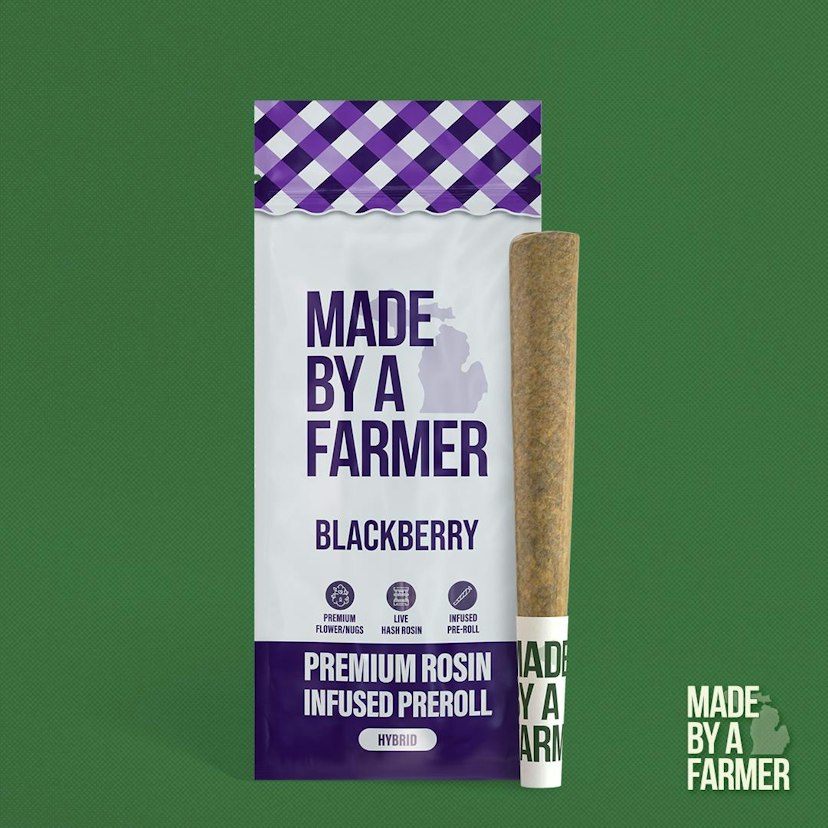 MADE BY A FARMER PRE-ROLL ROSIN INFUSED | BLACKBERRY