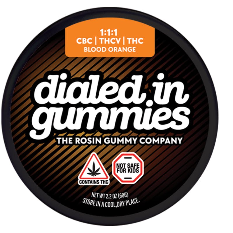 Product Dialed In Innovation | Blood Orange 1:1:1 CBC:THCV:THC |100mg