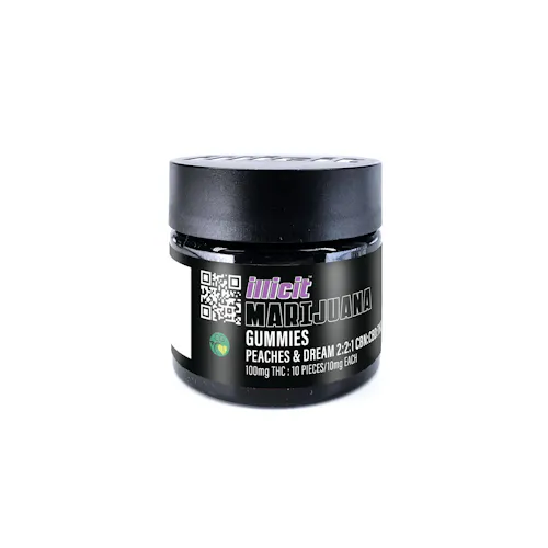 Peaches & Dream Nighttime 2:2:1 CBN:CBD:THC 100mg-active