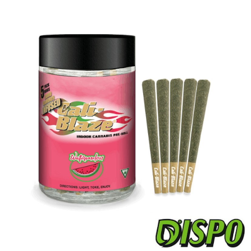 Cali Blaze - Watermelon 5pk Liquid Diamond Infused Pre-Rolls