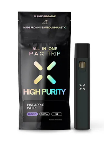 PAX Pineapple Whip All In One High Purity THC Disposable Vape Pen 1000mg-1