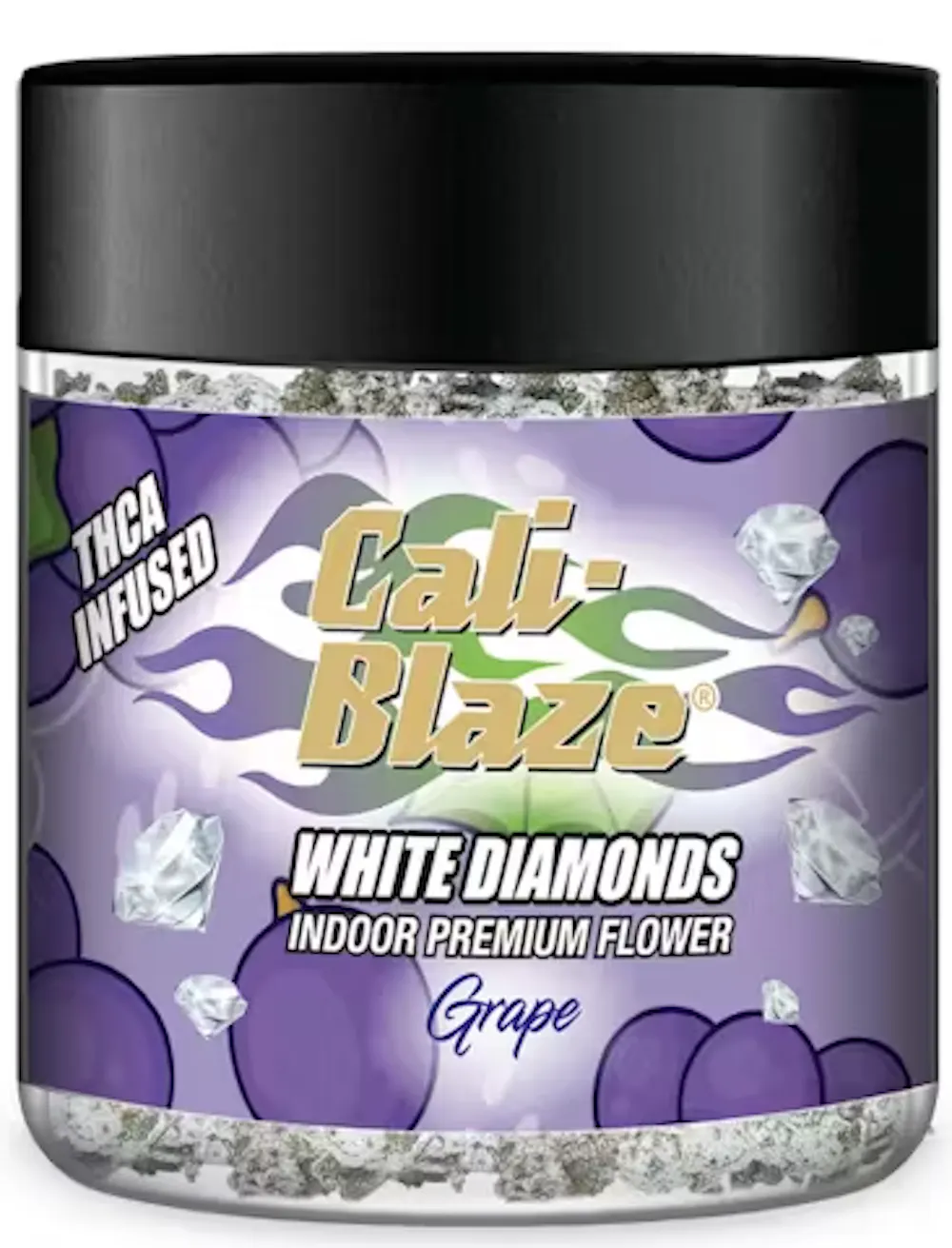 Product Cali-Blaze | Grape | White Diamond Infused Flower