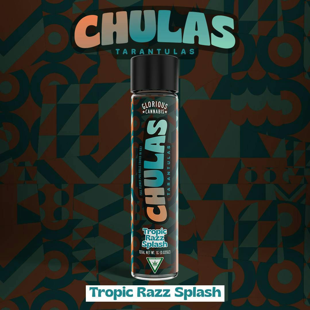 Product: Chulas | Tropic Razz Splash | Infused Pre-roll Hybrid
