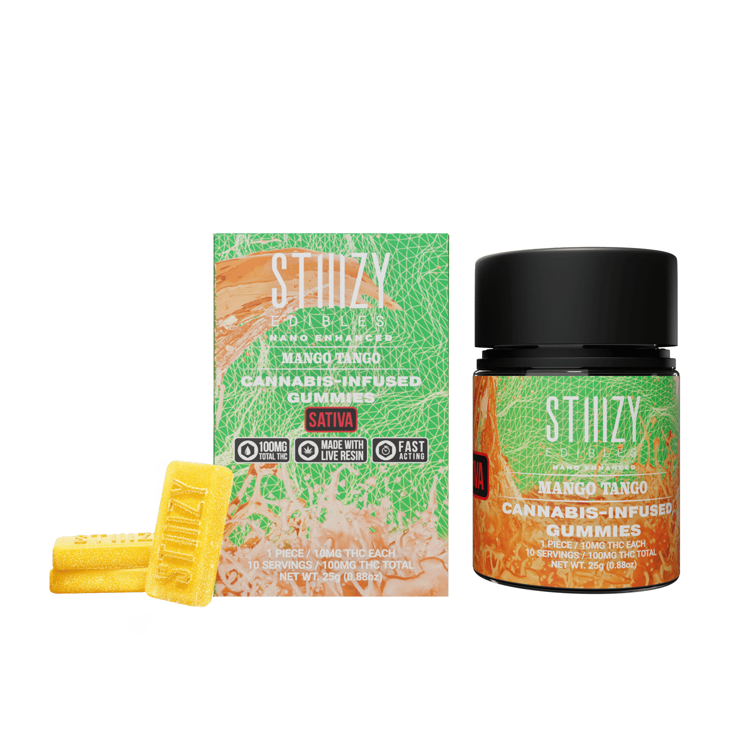 Stiiizy - Gummies - Mango Tango (S) (100mg)