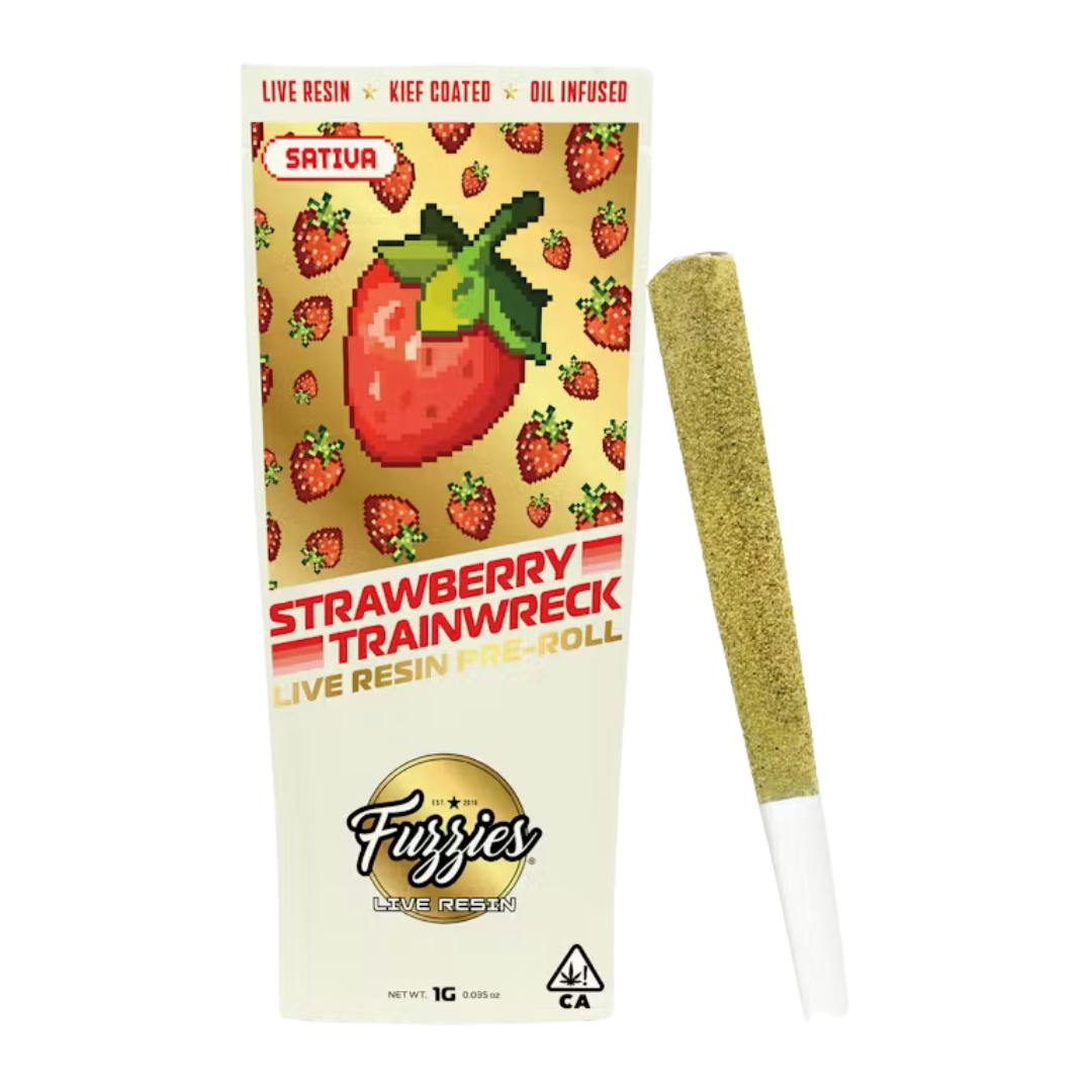 STRAWBERRY TRAINWRECK LIVE RESIN INFUSED PREROLL