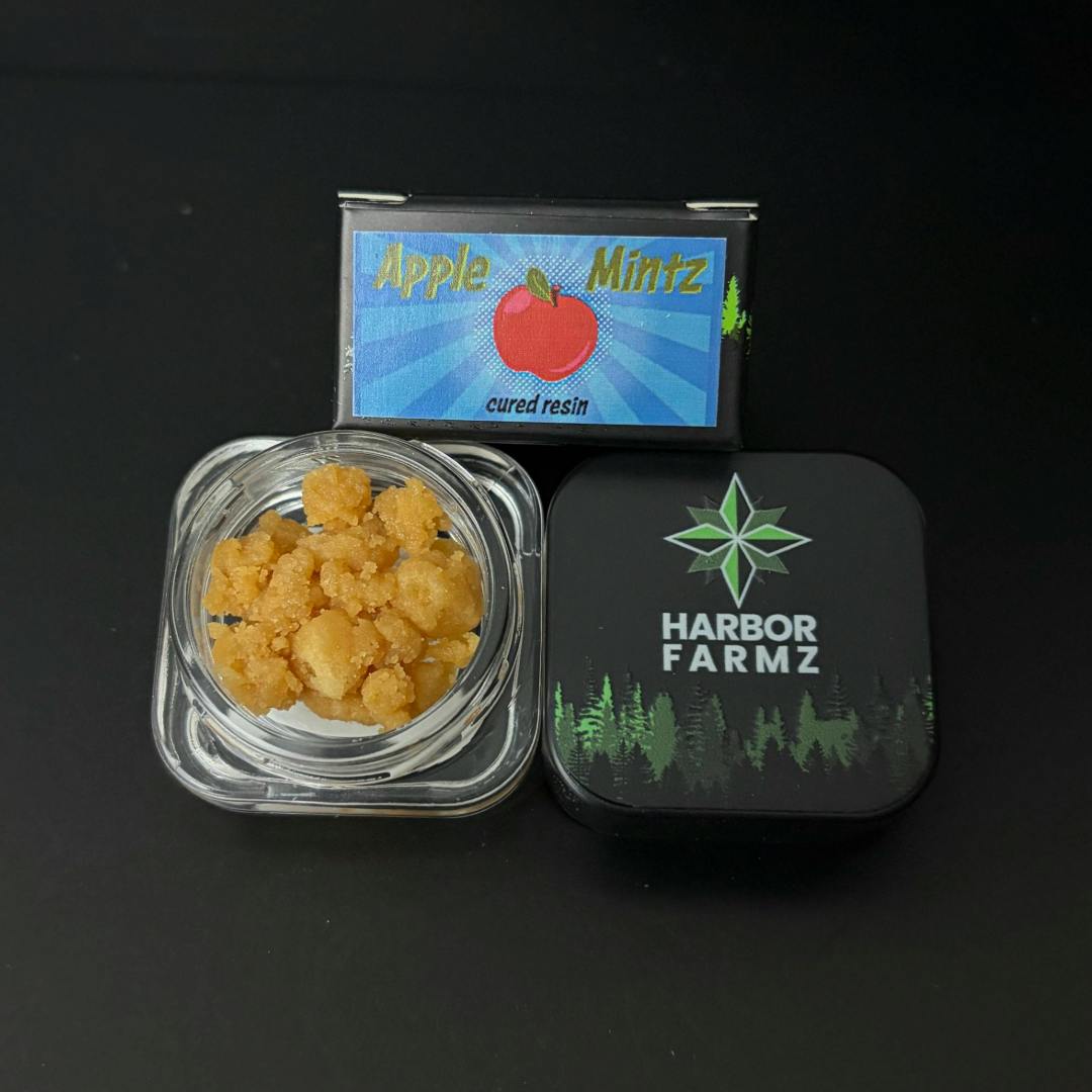 Product: Harbor Farmz | Apple Mintz | Cured Resin Concentrate | 3.5g | Hybrid