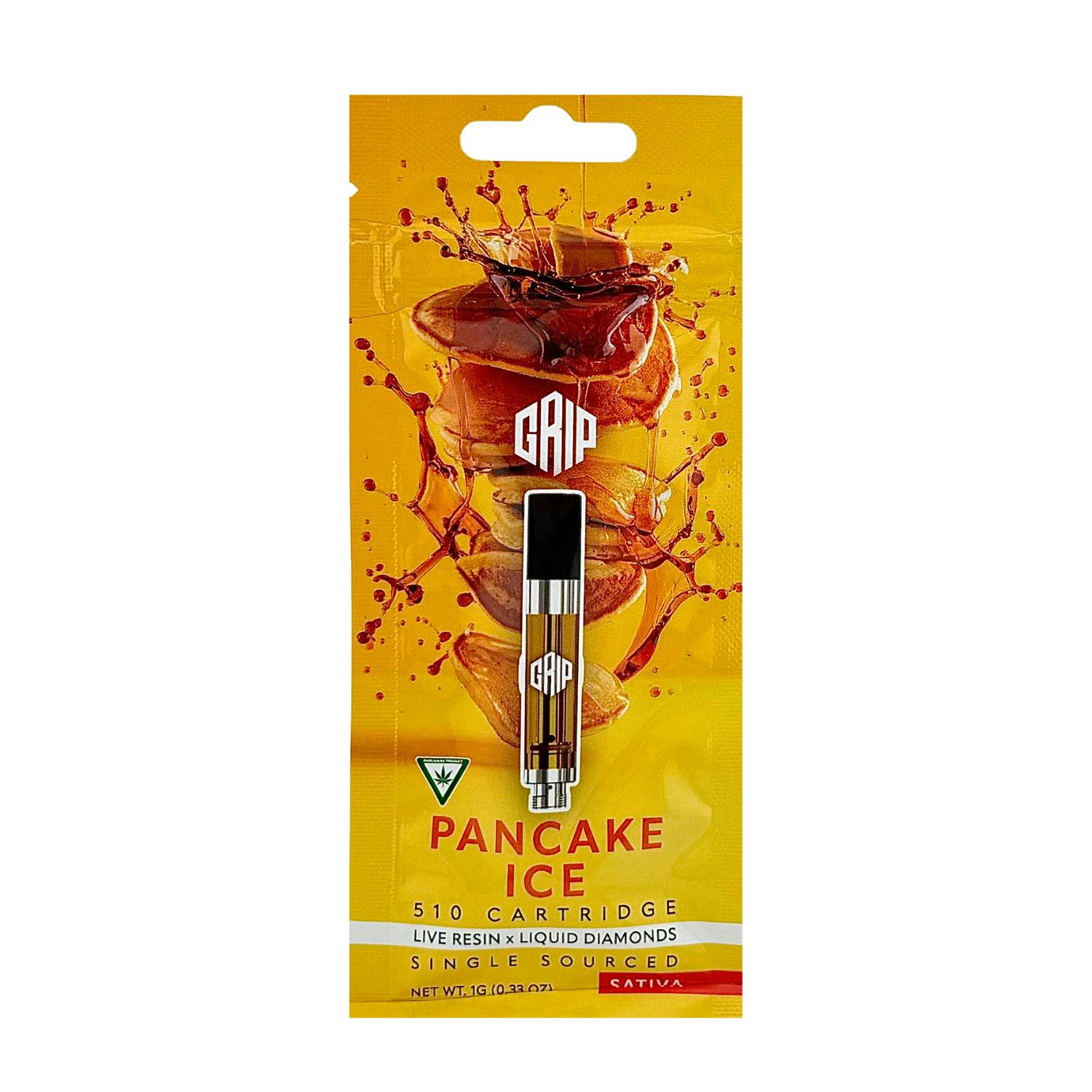 Grip - 510 Vape Cartridge - (1g) - **PANCAKE ICE** (10/$55)
