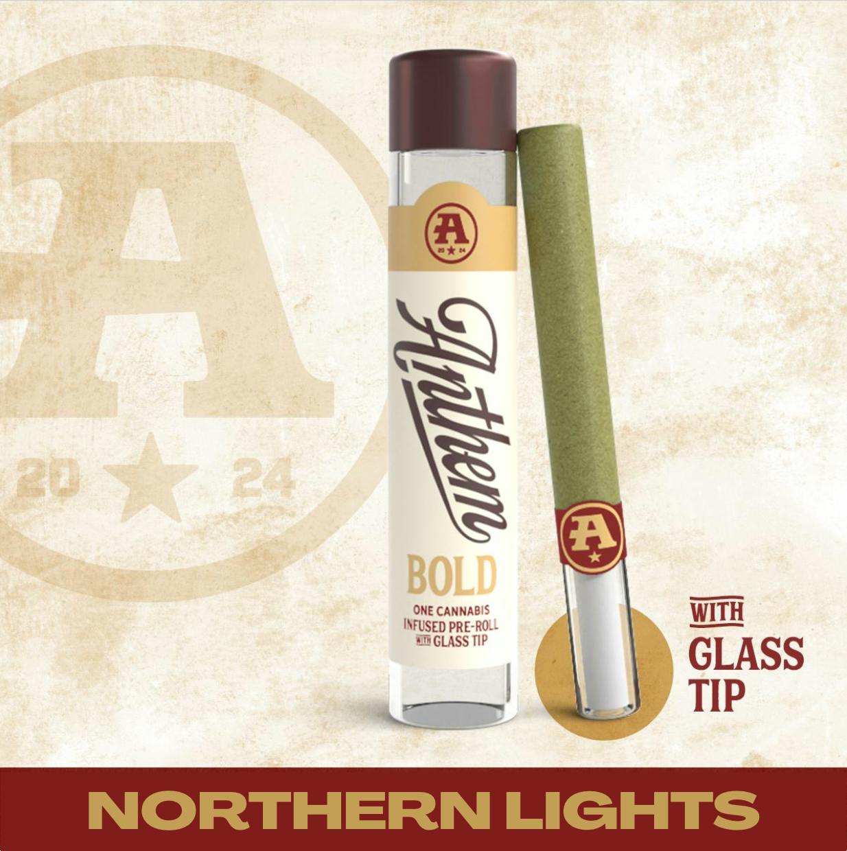 Bold Glass Tip Infused Northern Lights Pre-Roll 1g