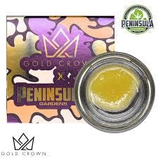 Gold Crown x Peninsula Gardens - 1g Crumble - Black Maple