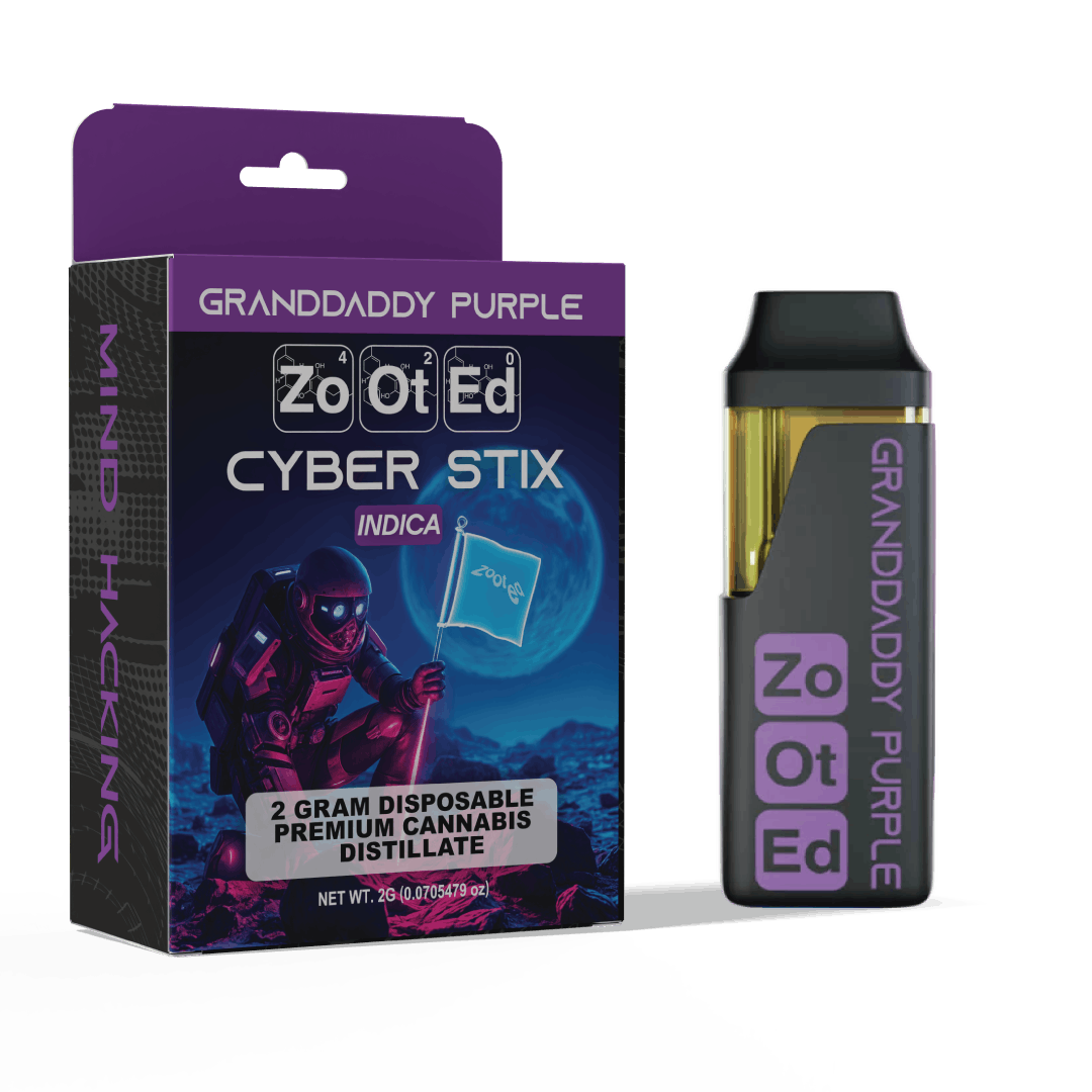 Product: ZOOTED | GRAND DADDY PURPLE | DISPOSABLE INDICA