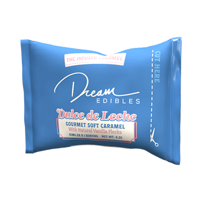 Product: Dream Edibles | Dulce De Leche Caramel Chocolate Covered| 10mg