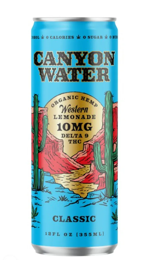 Canyon Water Western Lemonade Classic 12oz/10mg (hybrid, drinks, 0.28g)
