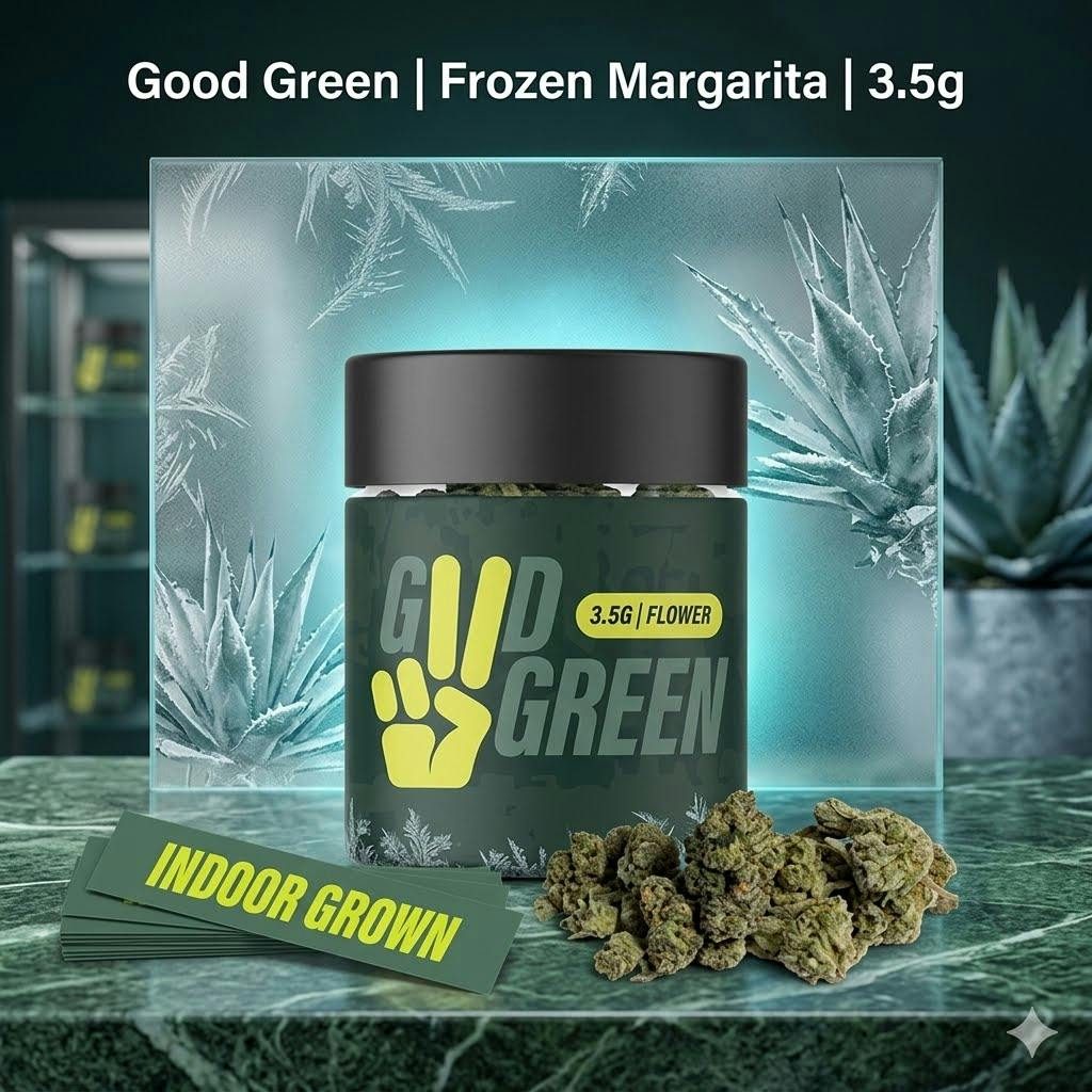 Product Good Green | Frozen Margarita | 3.299% terps