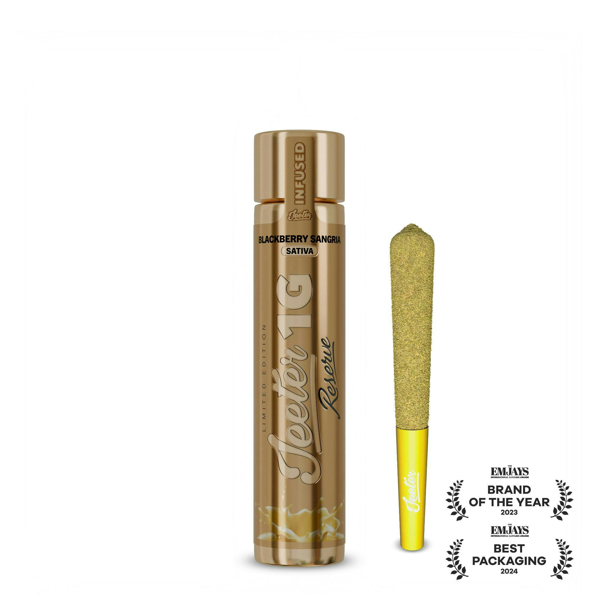 Product: JEETER RESERVE | BLACKBERRY SANGRIA | INFUSED PRE-ROLL SATIVA