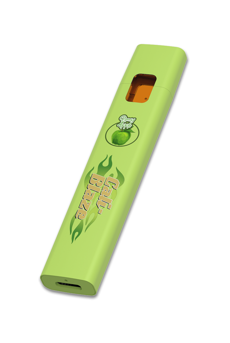 Cali Blaze | Green Apple | Live Resin Disposable Hybrid
