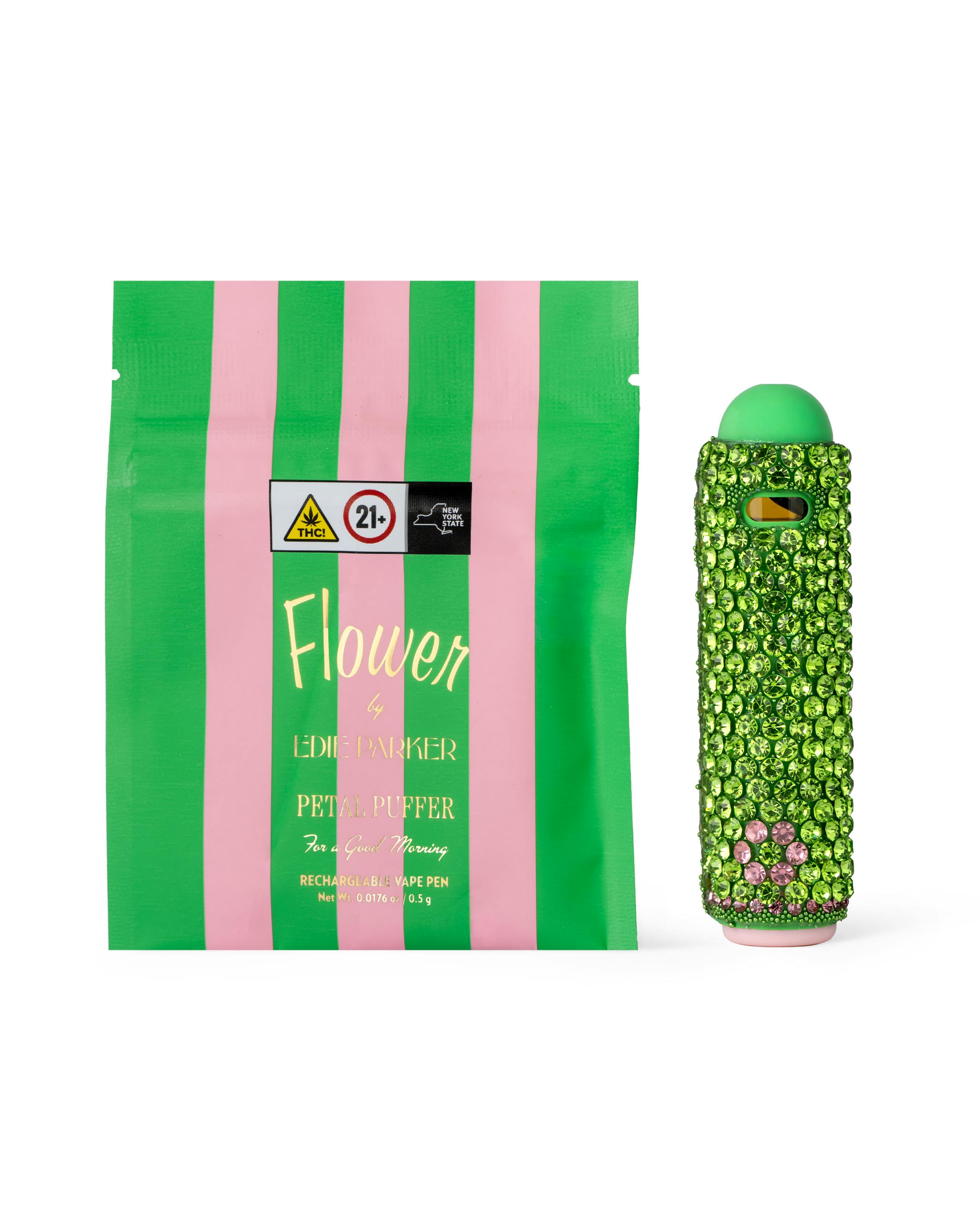 Shop Edie Parker Good Morning Petal Puffer MAUI MANGO | AIO in