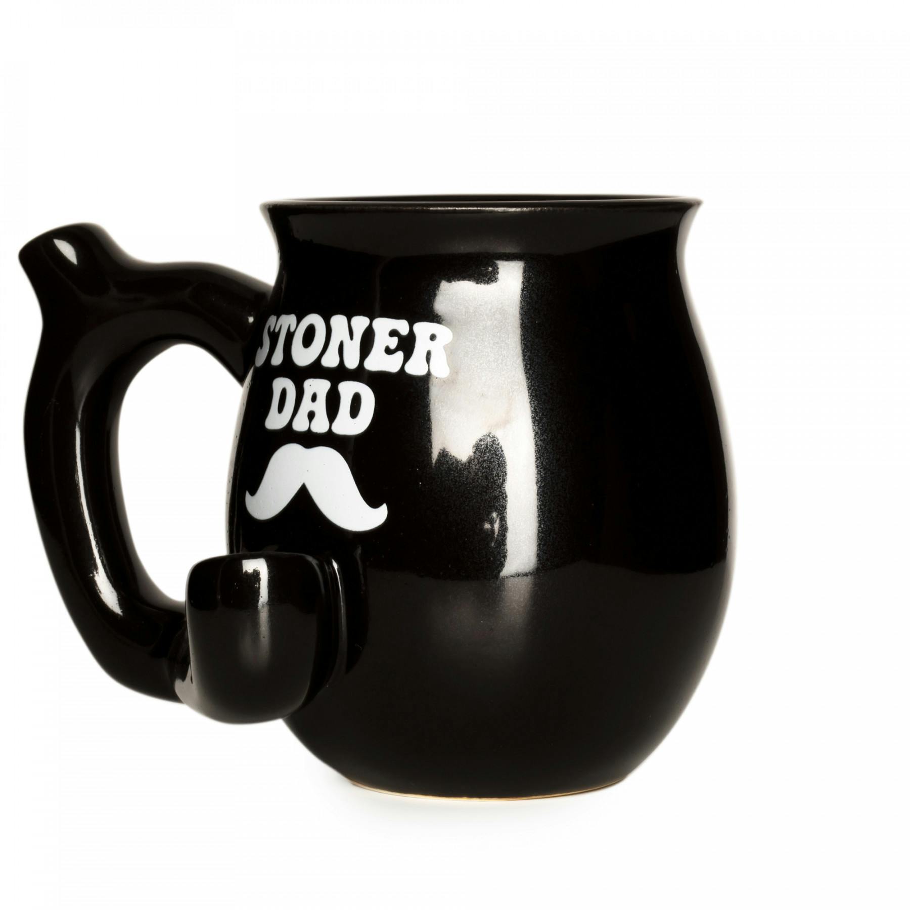 West Coast Gifts | Moustache Stoner Dad Mug Pipe