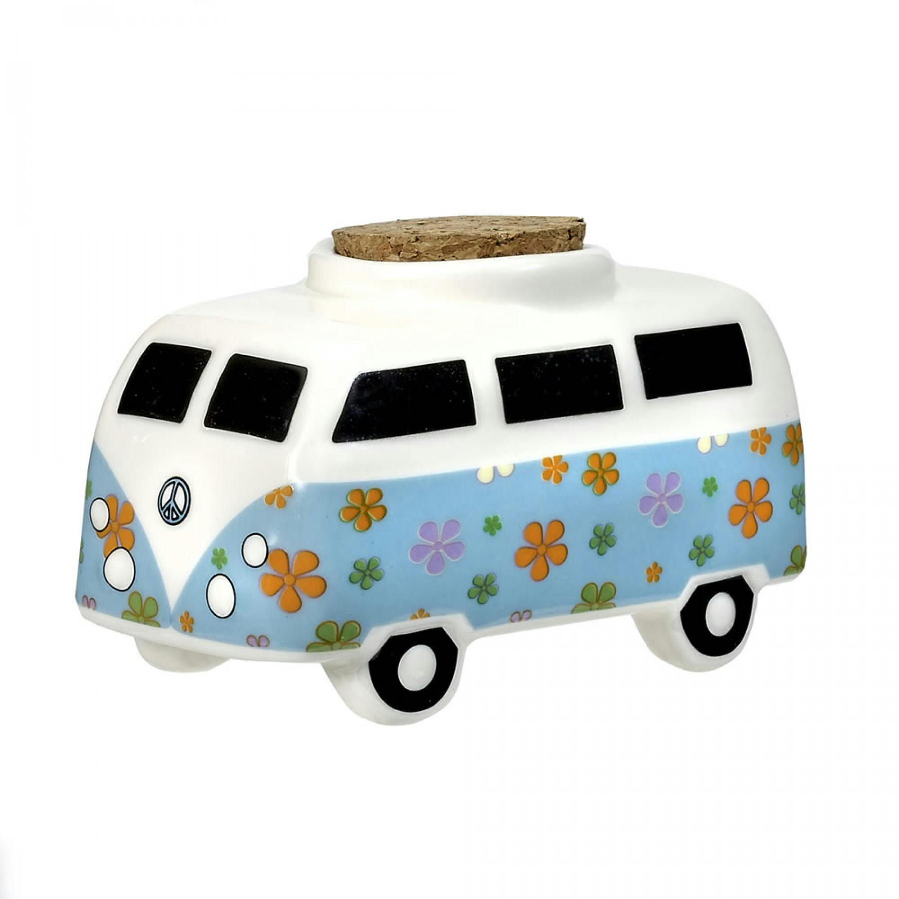 Fashioncraft - ceramic stash jar - vintage bus-0
