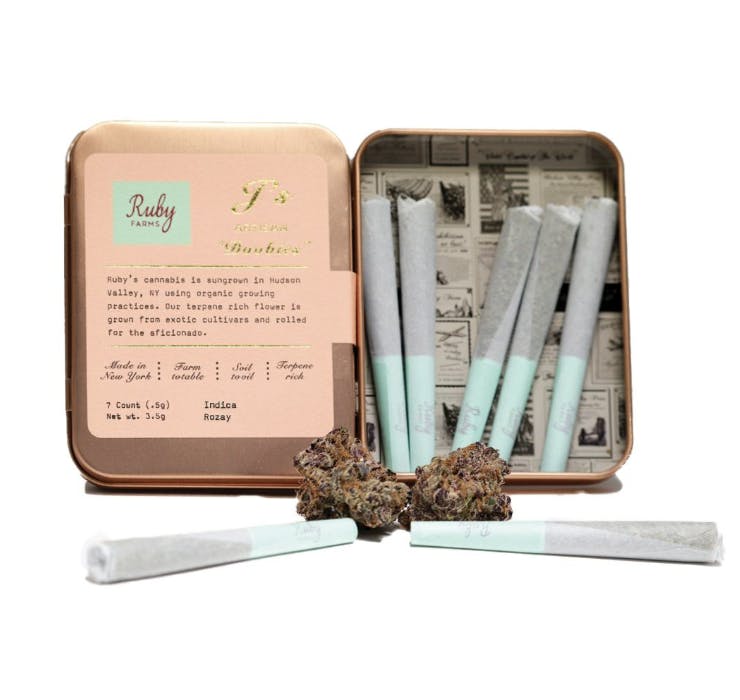 Ruby Farms- 7pk Dogwalkers (3.5g)- Rozay Indica
