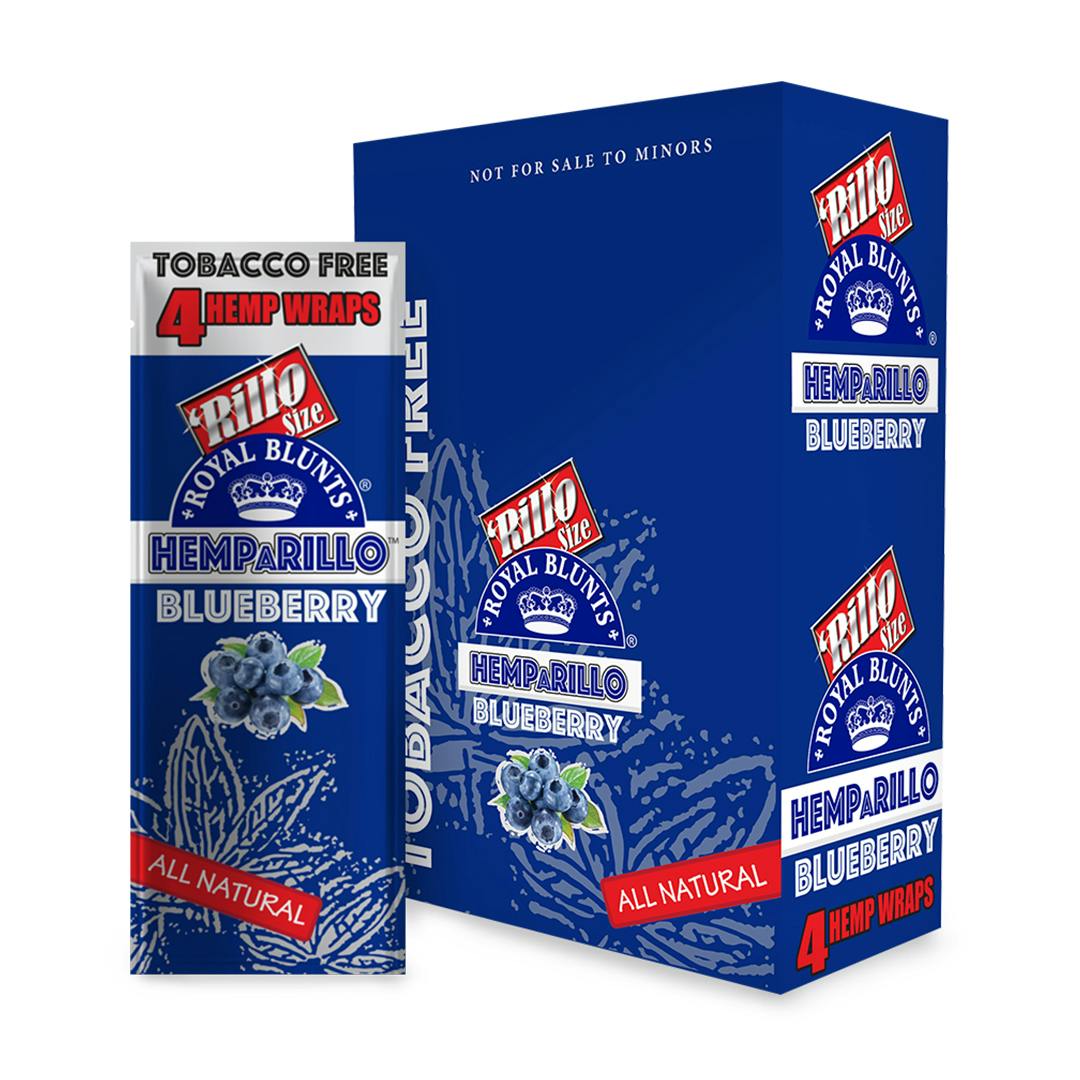 Hemparillo Wraps - 4pk Hemp Wraps - **BLUEBERRY**