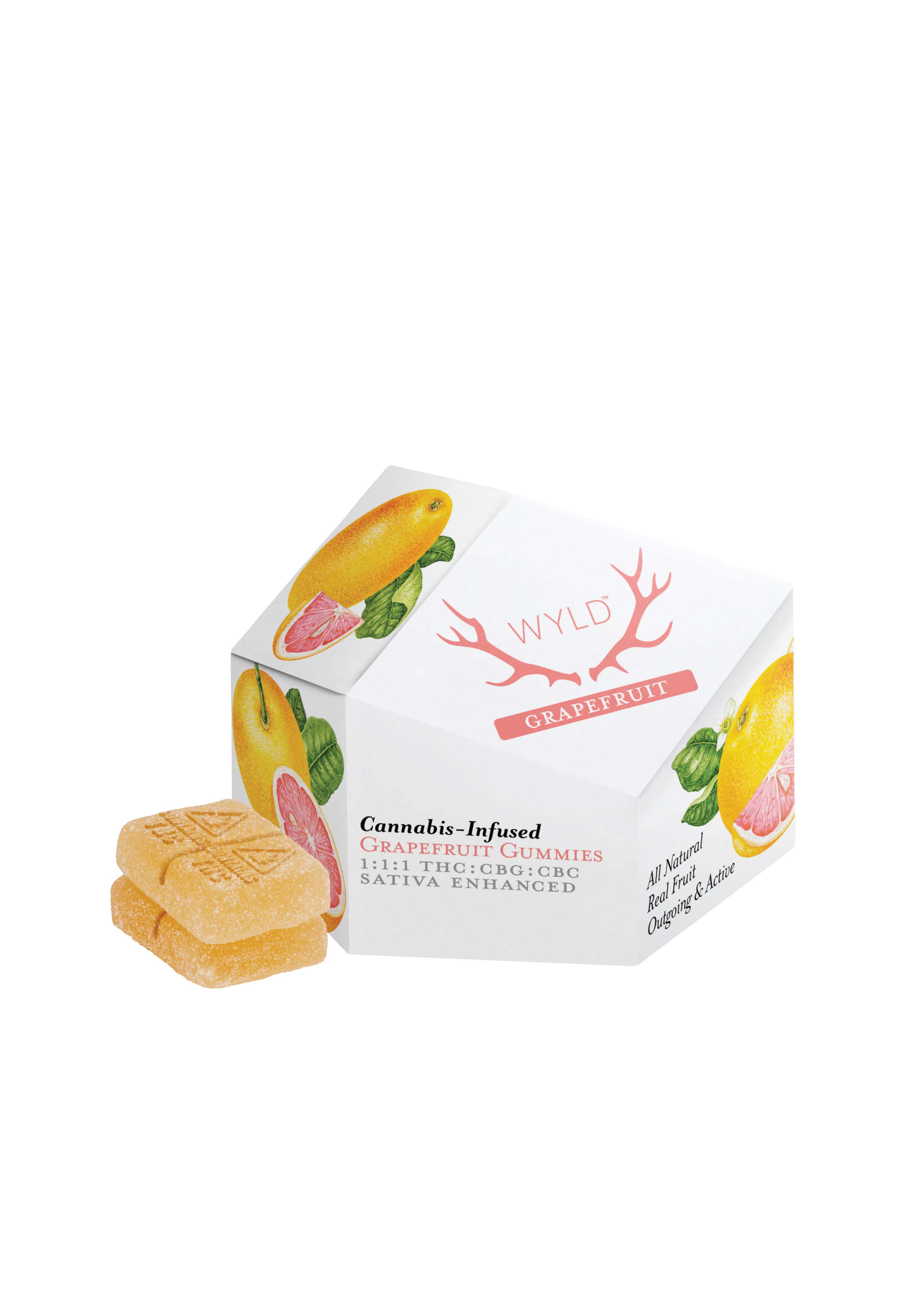1:1:1 THC:CBG:CBC Grapefruit Gummies 10pk | Diem (Lynn)
