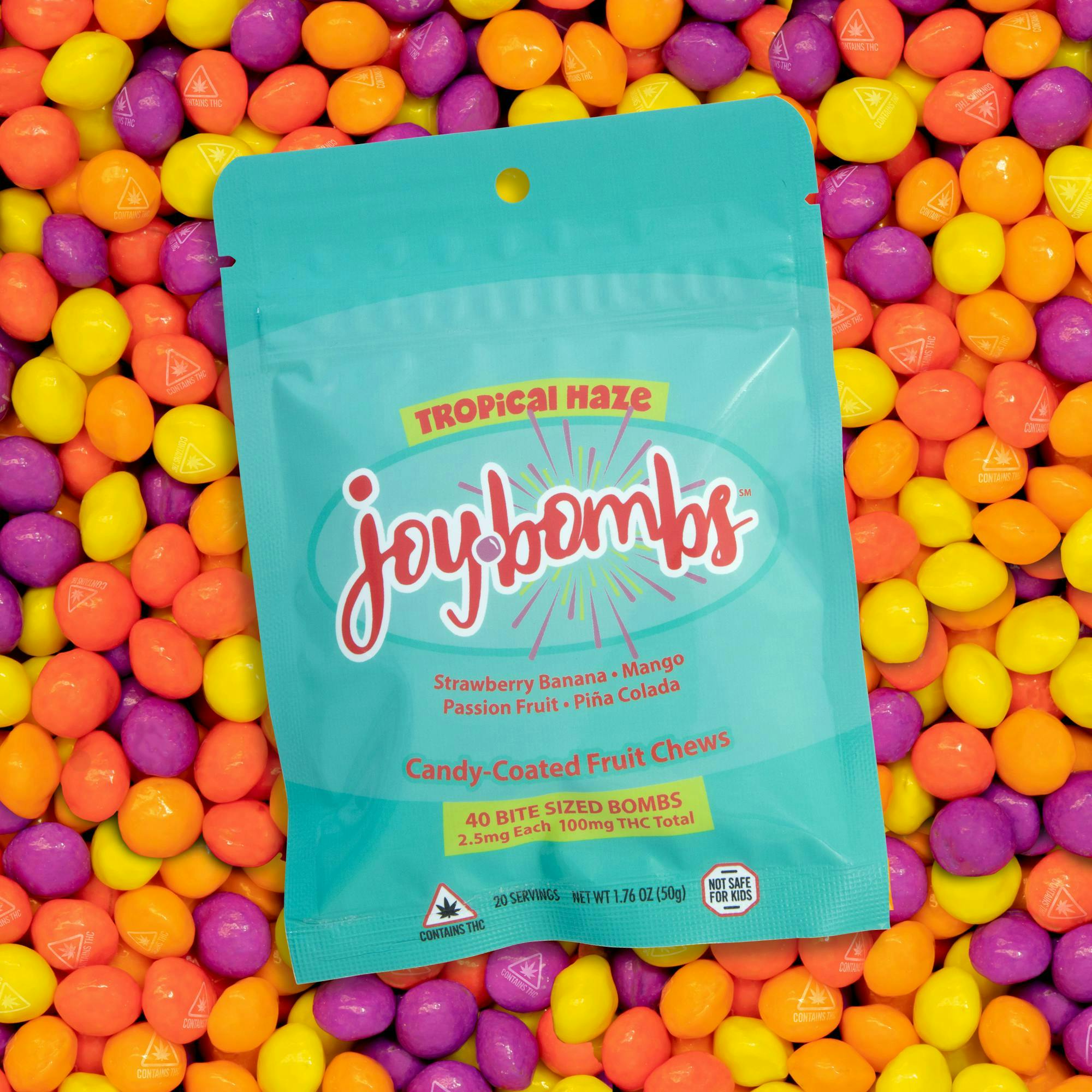 Product JoyBombs Tropical Flavor | Edibles | 2.5mg 40pk 100mg