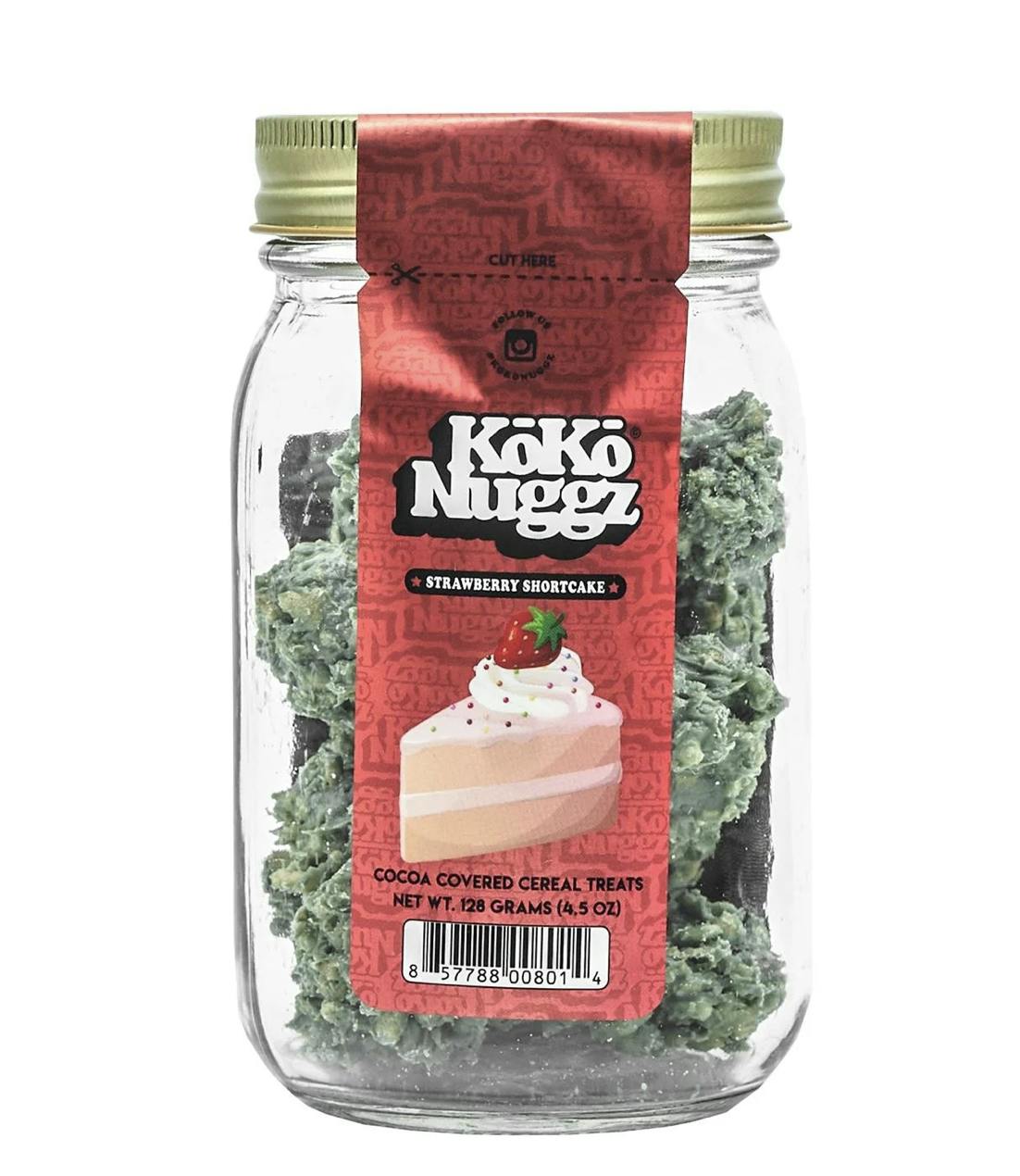 Edibles | Koko Nuggz | Crispy Treats | Strawberry Shortcake | 100mg